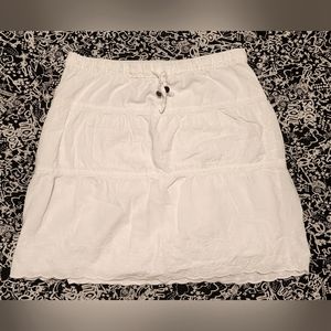 White Maurices Skirt Small
